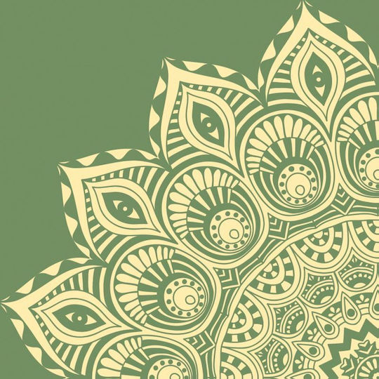 Gaiam Mandala 6 Mm Матрак За Фитнес Йога Зелен
