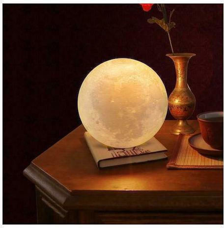 Dekorative Lampe Mondlicht Weiß