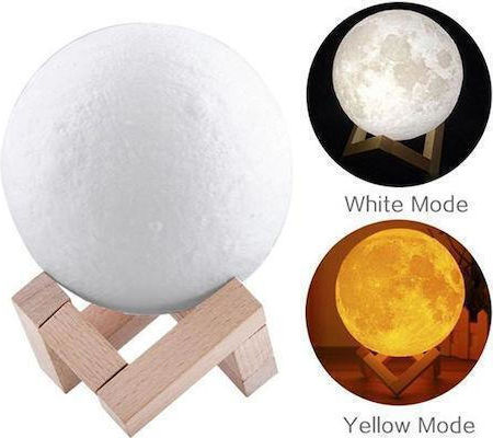 Dekorative Lampe Mondlicht Weiß