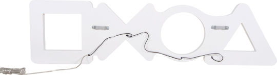 Megapap Neon Διακοσμητικό Φωτιστικό Neon Playstation LED 57x15εκ.
