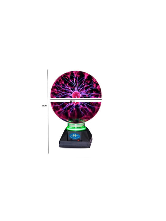 Magic Plasma Light Ball Dekorative Lampe Plasma-Kugel Schwarz
