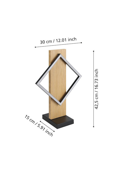 Eglo Διακοσμητικό Φωτιστικό Boyal LED Θερμό Λευκό 3000K 30x15x42.5εκ.
