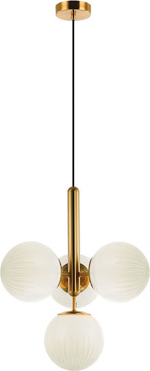 Viokef Dekorative Lampe mit Fassung für G9 Lampe Gold