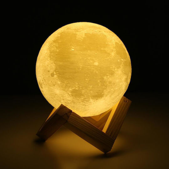 Dekorative Lampe Mondlicht Weiß