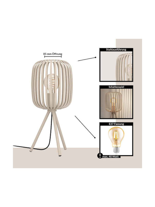 Eglo Romazzina Decorative Lamp with Socket for Bulb E27 Beige