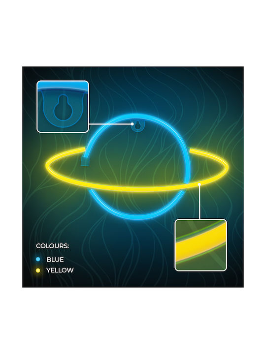 Forever Light Neon Διακοσμητικό Φωτιστικό Saturn LED