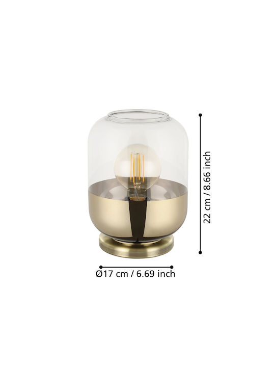 Eglo Decorative Lamp with Socket for Bulb E27 Gold