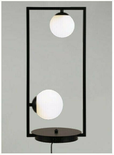 Aca Quadro Dekorative Lampe Schwarz