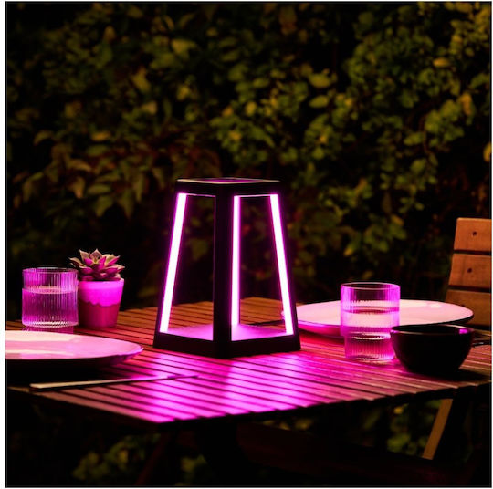 Lexon Design Laterne Tragbare LED-Lampe Schwarz