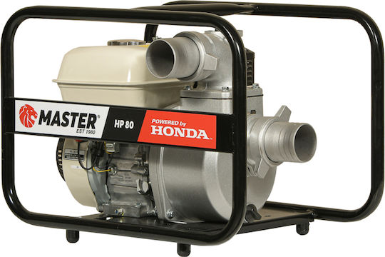 Master HP 80 Gasoline Surface Water Pump Centrifugal with Automatic Suction 4.8hp and Engine Honda GP 160