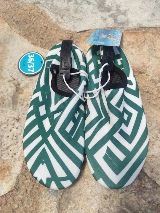 Women's Aqua Slippers – Peluche W Zebra