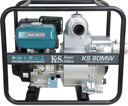 Könner & Söhnen Engine Pump KS 80 Gasoline Surface Water Pump 9hp