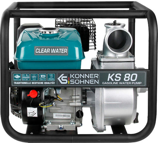 Könner & Söhnen Engine Pump KS 80 Gasoline Surface Water Pump 9hp
