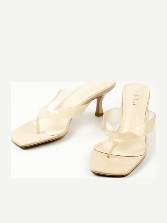 Damen Sandalen Beige