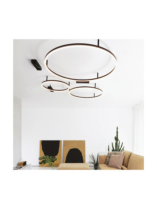 Ideal Lux Slim Pl Ceiling Mount Light White with Integrated LED