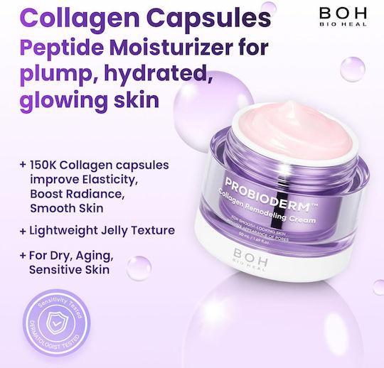 BIOHEAL BOH Probioderm Collagen Remodeling Крем за лице за хидратация и стягане с пантенол и пептиди 50ml