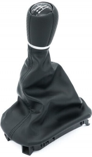 Car Shift Knob Cover Seat Leon Toledo Ii 1m0711113a 6b Black Leather 1m0711113a