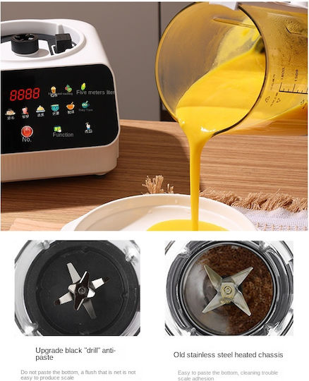 Elenzo Mixer mit Rostfreier Stahlkanne 1,8 l 1200W Weiß GCMM-A28-2