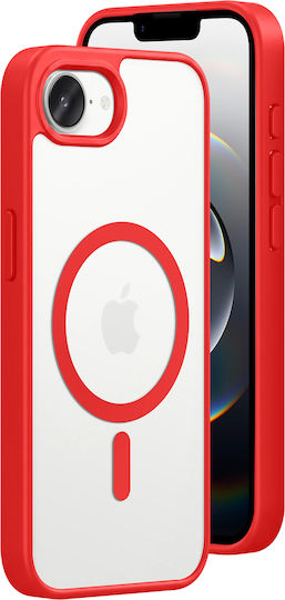Zanaé Magsafe Case Iphone 16e Flexible Contour Raised Camera Red
