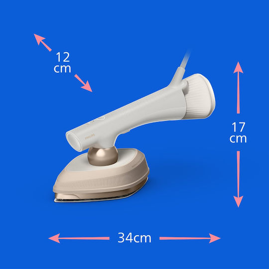 Philips Philips Oneturn Garment Steamer Hand 1800W with 200ml Tank White