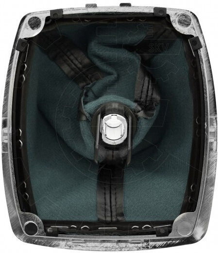 SKV Πόμολο Ταχυτήτων με Φούσκα για Ford Fiesta / Kuga / Galaxy / B-Max / S-Max Μαύρο