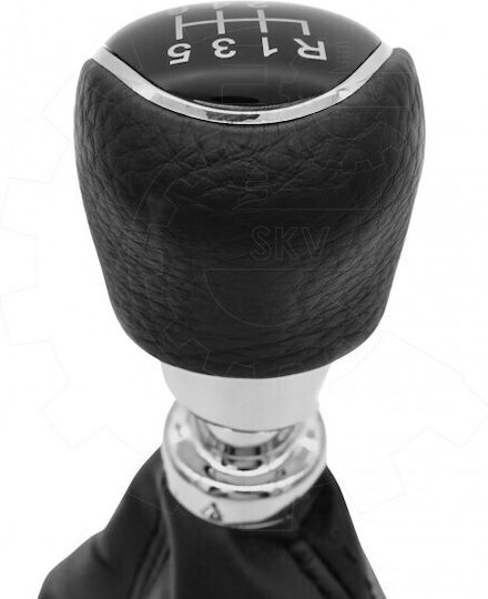 SKV Πόμολο Ταχυτήτων με Φούσκα για Ford Fiesta / Kuga / Galaxy / B-Max / S-Max Μαύρο