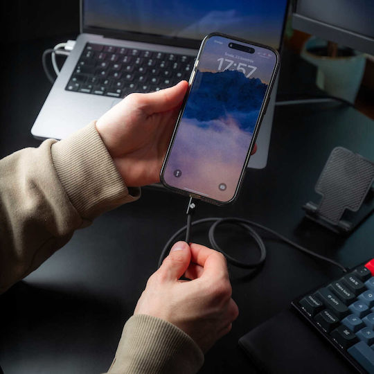 Spacecase Usb-c Zu Lightning Magnetisches Kabel 1m 20w Cl09 B