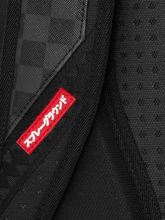 Sprayground Global Mogul Cyber Punk Japan Cities Ученическа Раница с Джоб за Бутилка Черна 29 x 15 x 45см