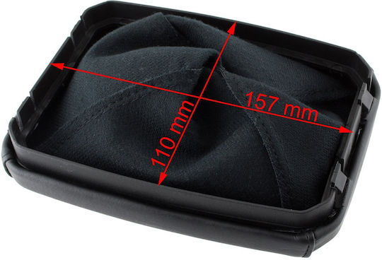 Opel Corsa C 00-06 Schicht-Stiefel + Rahmen Schwarz