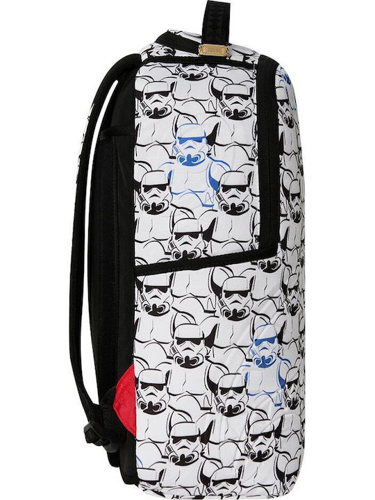Sprayground Star Wars Stormtroopers Schulranzen Rucksack Weiß mit Flaschenhalter