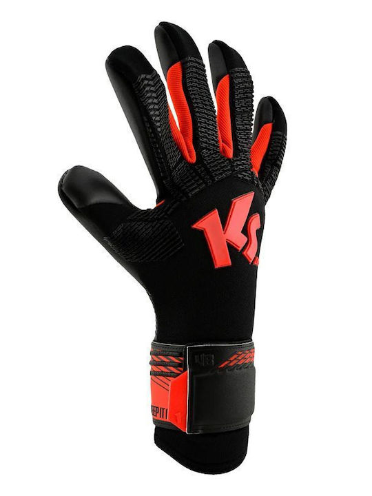 KEEPERsport Champ Goalkeeper Gloves Adults Black