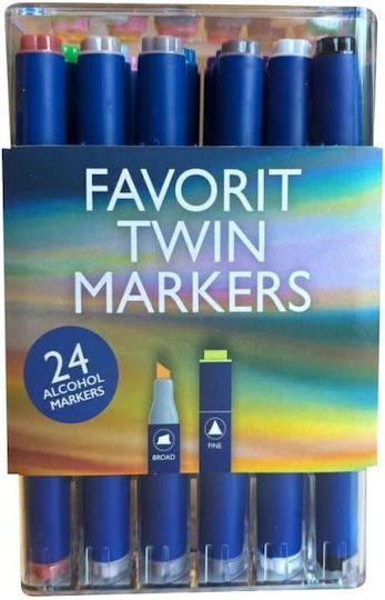 Derwent Underline Markers Set 24pcs