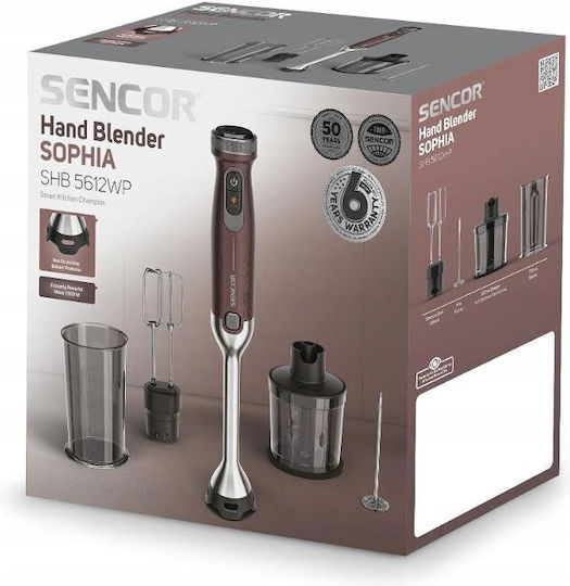 Sencor Hand Blender with Stainless Steel Rod 1500W