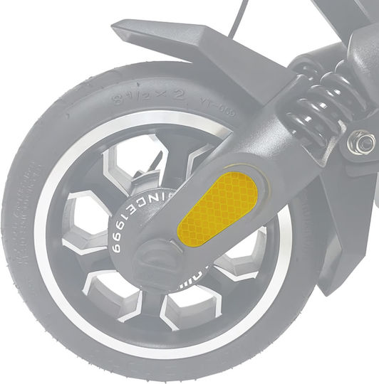 Minimotors Reflektierendes Aufkleber Dualtron Mini Federung Hochsichtbares Gelbes Zubehör