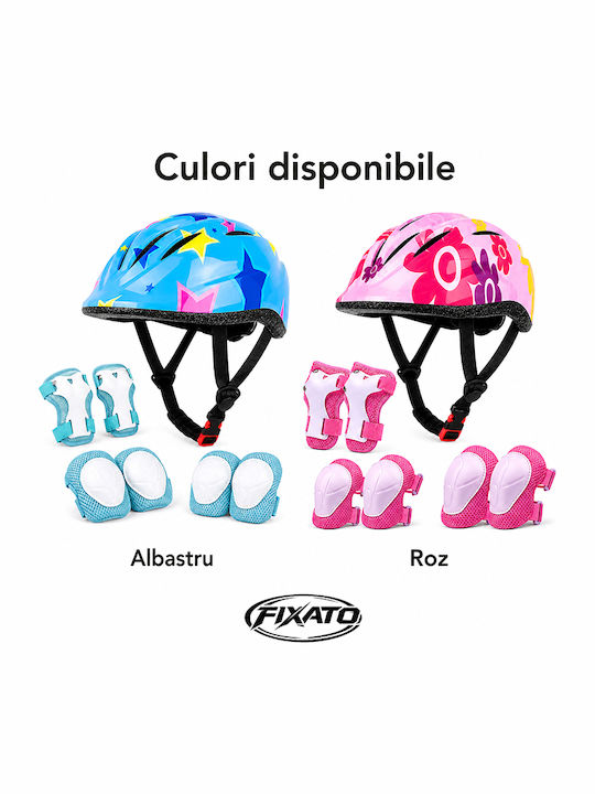 FIXATO Παιδικό Σετ Προστατευτικών για Rollers Μπλε