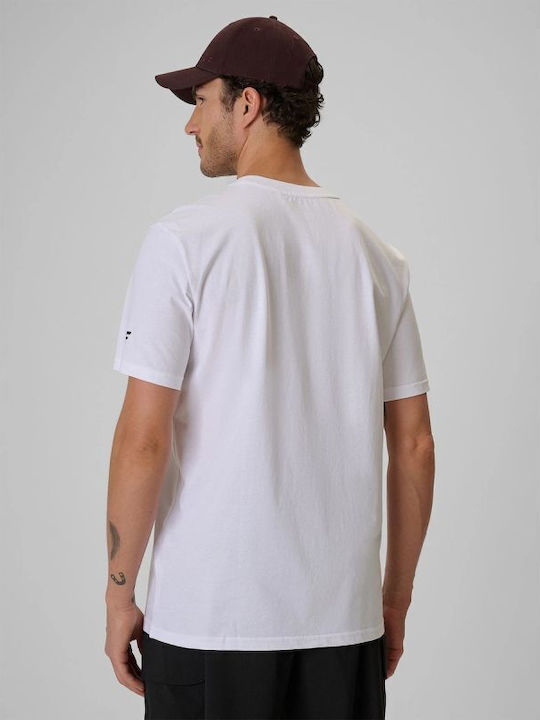 Kurzarm Herrenbluse Weiß