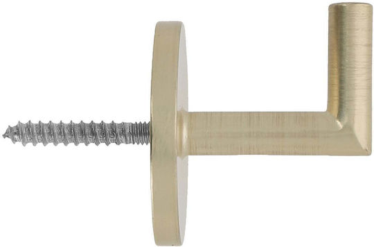 Krawatten-Rücken Wand aus Metallisch Gold 2 Stück