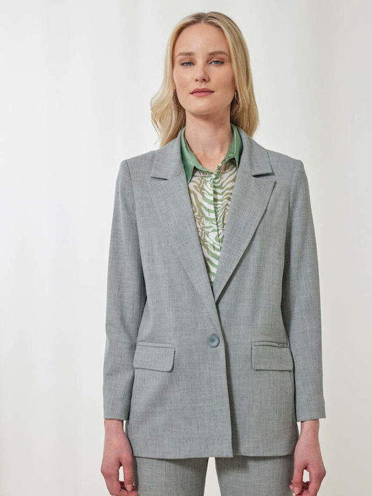 Enzzo Enzzo Damen Blazer Grün