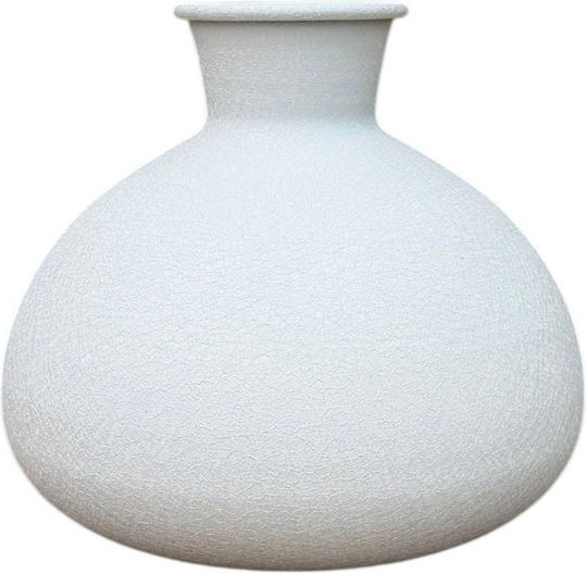 Decorative Vase Metallisch Beige 16xH17cm