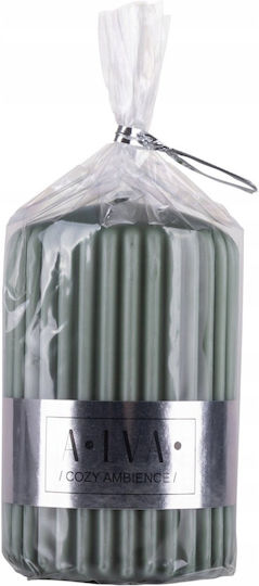 Donau Green Pillar Candle