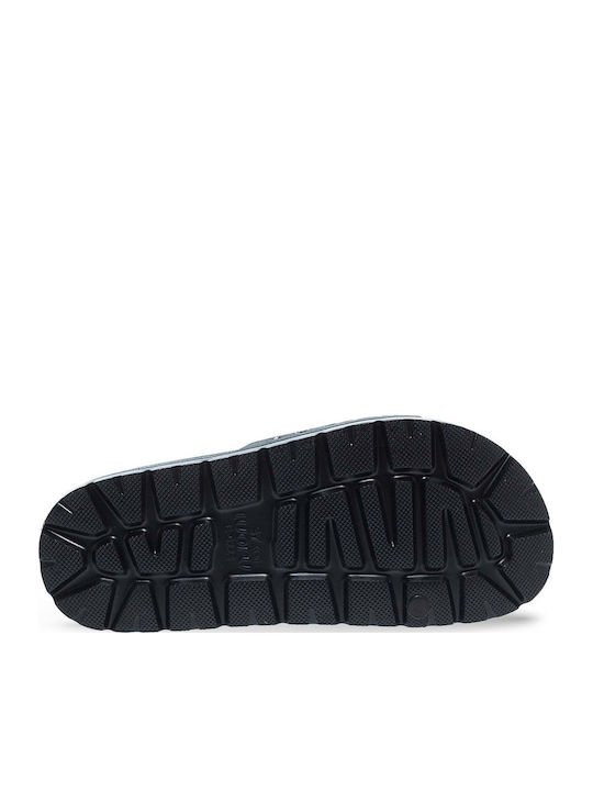Damen-Flip-Flops - Hausschuhe in Schwarz