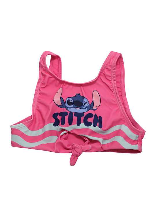 Disney Lilo & Stitch Kids Bikini Swimwear Bright Pink