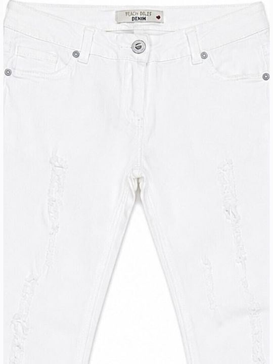 To Be Too Kids' Jeans Trousers White
