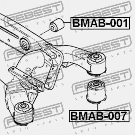 Κουζινέτο Πίσω Δοκού Bmw X5 E53 1999-2006 Ece 33316770454
