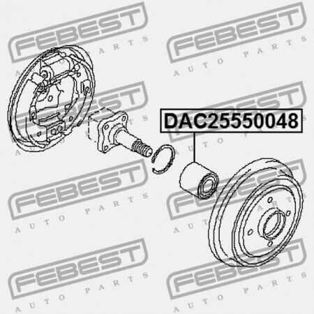 Radlager Hintere Pumpe Nissan Note E12 2012.09 Jp 43210-1hm0a