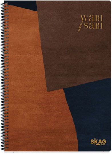 Skag Ruled Notebook B5 90 Sheets 3 Subjects
