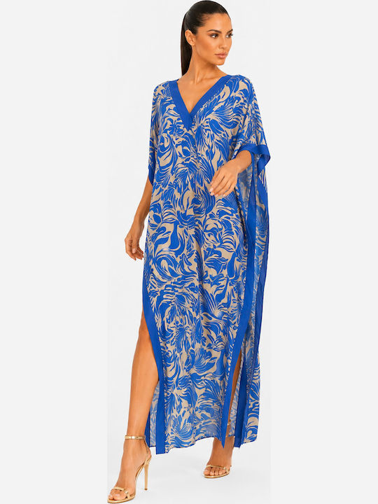 Bluepoint Caftan lung de plajă pentru femei Roua