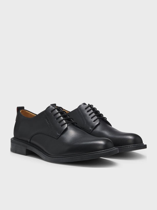 Hugo Leder Herrenschuhe Schwarz