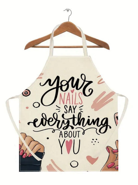 Beige Kitchen Apron IS-82291621516215