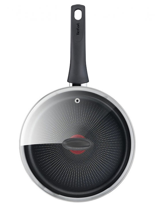 Tefal Chef Saute Pan Aluminum with Lid with Non-Stick Coating 24cm
